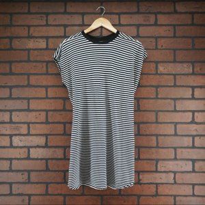 291 FROM VENICE Nautical Stripe T-Shirt Dress L